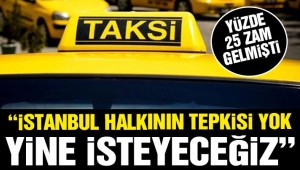 Taksiciler Odası Başkanı Aksu: Yeni zam isteyeceğiz