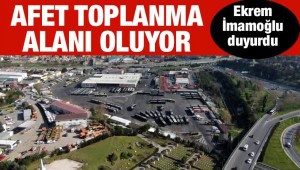 Topkapı İETT Garajı afet toplanma alanı oluyor