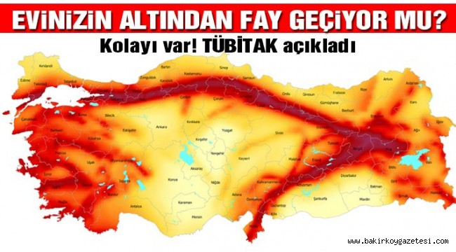 'Evinizin altından fay geçiyor mu?' MTA fay hattı sorgulama sayfasıyla tıklayıp öğrenin