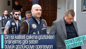 İzmir'de sahte gözlük operasyonu