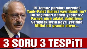 Kılıçdaroğlu: 15 Temmuz için toplanan paralar nerede?