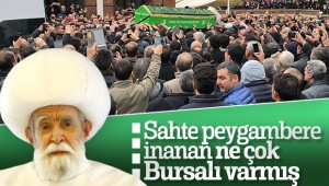 ABD'de ölen sahte peygamber Bursa'ya gömüldü