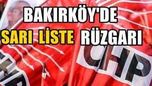 BAKIRKÖY CHP DELEGE SEÇİMLERİNDE SARI LİSTE RÜZGARI!