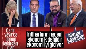 Canlı yayında siyanür intiharlarında AKP'li Ekonomik değildir, çünkü ekonomi iyi!