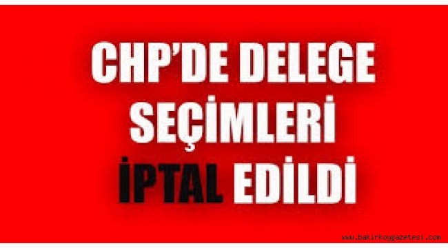 CHP Bornova'da seçimler iptal