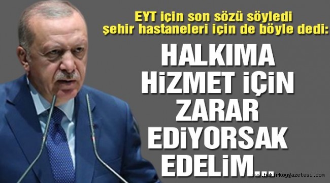 'Hizmet etmek için zarar ediyorsak varsın edelim'