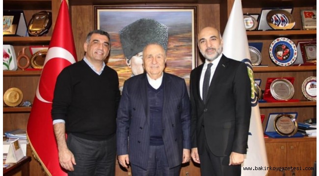 Bakırköy Belediye Başkanı Dr. Bülent Kerimoğlu'na Bedrettin Dalan'dan ziyaret