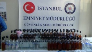 BAKIRKÖY'DE SAHTE İÇKİ OPERASYONU!