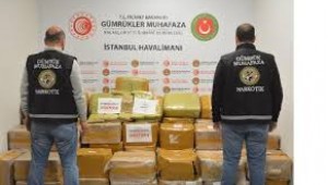 İstanbul Havalimanında 1.7 ton uyuşturucu