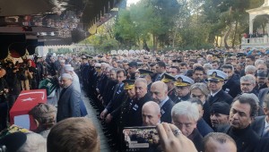 Şehit PAMİT komutanı Esma Çevik son yolculuğuna Bakırköy'den uğurlandı