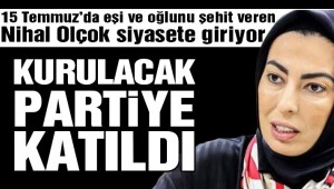 Son dakika… Nihal Olçok Ahmet Davutoğlu'nun partisinde