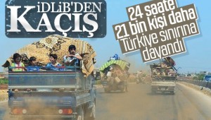 İdlib'den 21 bin sivil daha göç etti