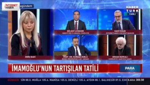 Yandaş İnternethaber'in sahibi Hadi Özışık, Habertürk TV''de canlı yayını terk etti