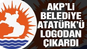 AKP'li belediye Atatürklü logoyu değiştirdi