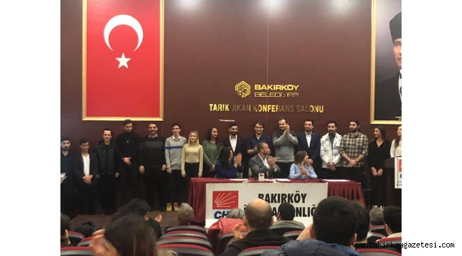BAKIRKÖY CHP GENÇLİK KOLLARI YENİ BAŞKANI SEÇİLDİ!