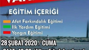 BAKIRKÖY'DE AFETLERE HAZIRLIK EĞİTİMLERİ !