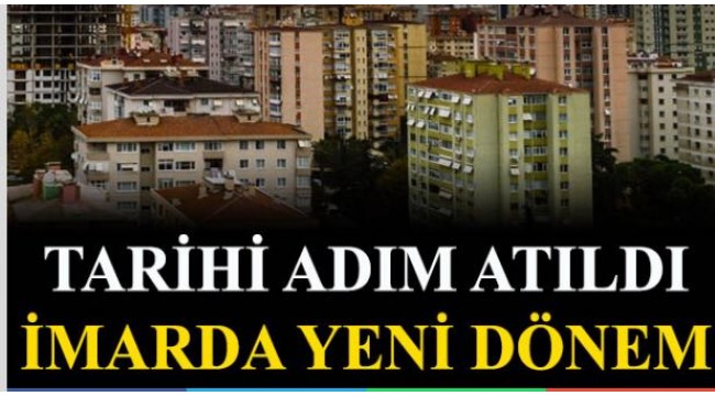 Belediyeler'de İmar'da yeni dönem