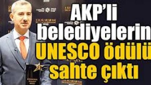 Belediyelere Güzel Tezgah! Çakma UNESCO ödülü için 106 Bin TL ödemişler