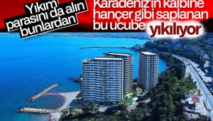 ÇİFTE STANDART , ORDU'DA YIKILIYOR, ATAKÖY SAHİLİNDE YIKILAMIYOR!