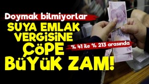 Cumhur İttifakından ,Suya, Emlak Vergisine, Çöpe Büyük Zam Geliyor!