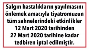 Bakırköy Belediyesi'nden Koronavirüs Önlemleri: Etkinlikler İptal !