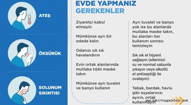 Sağlık Bakanlığı'ndan 'koronavirüs karantina kuralları' paylaşımı