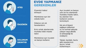 Sağlık Bakanlığı'ndan 'koronavirüs karantina kuralları' paylaşımı