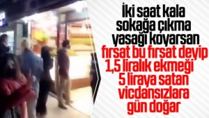 Bakırköy'de Fırsatçı fırıncı ekmek fiyatını 5 liraya çıkardı