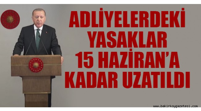 Erdoğan, 3 günlük sokağa çıkma kısıtlamasını açıkladı