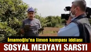 İBB Başkanı Ekrem İmamoğlu'na limon kumpası iddiası sosyal medyayı sarstı