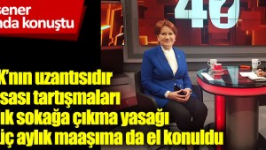 İYİ Parti Lideri Meral Akşener canlı yayında konuştu: HDP, PKK'nın uzantısıdır