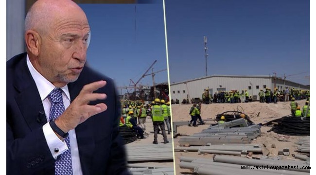 Limak işçileri iş bırakma eylemi yapıyor