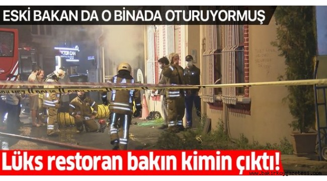Arnavutköy'de yanan lüks restoranın sahibi 'organize suç örgütü lideri' Yakup Süt çıktı!