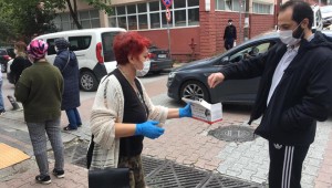  BAKIRKÖY CHP İLÇESİ BEDAVA MASKE DAĞITTI!