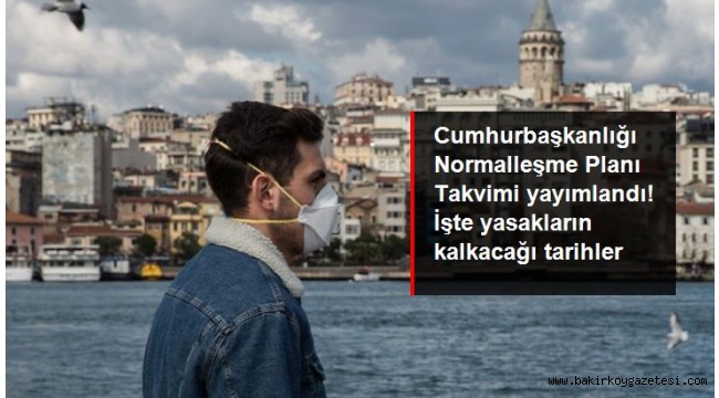Cumhurbaşkanlığı Normalleşme Planı Takvimi yayımlandı! İşte yasakların kalkacağı tarihler