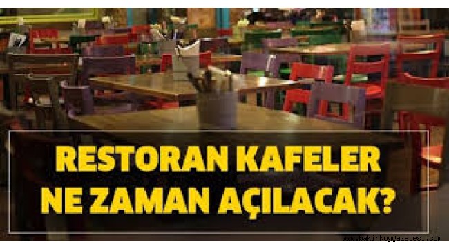 Restoran ve turizm işletmeleri belirlenen kurallar çerçevesinde açılacak