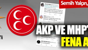 Semih Yalçın tweet attı: AKP ve MHP'liler fena atıştı