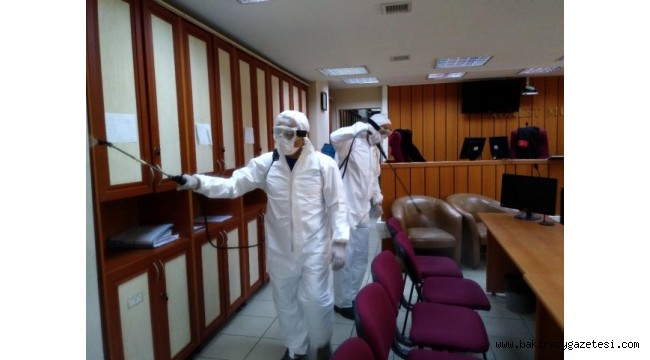 Bakırköy Adliyesi'nde 'Korona virüs' önlemleri