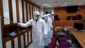 Bakırköy Adliyesi'nde 'Korona virüs' önlemleri