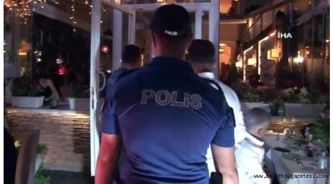 Bakırköy'de polisten mekanlara denetim