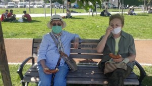 Bakırköy sahil doldu taştı