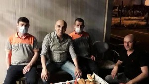 CHP'Lİ BAKIRKÖY BELEDİYE BAŞKANI DR.KERİMOĞLU MESAİ ARKADAŞLARINI ZİYARET ETTİ !