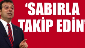 İmamoğlu: Rantçılara süreci kurban ettirmem
