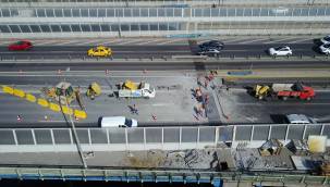 Haliç Köprüsü'nde bir ay sürecek yol çalışması başladı