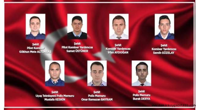 Keşif uçağı düştü! 7 emniyet mensubu şehit!
