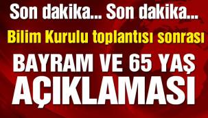Sağlık Bakanı Koca’dan Kurban Bayramı ve 65 yaş açıklaması!