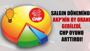 Salgın döneminde AKP'nin oy oranı geriledi, CHP oyunu arttırdı!