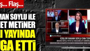 Süleyman Soylu ile Mehmet Metiner canlı yayında kavga etti! 