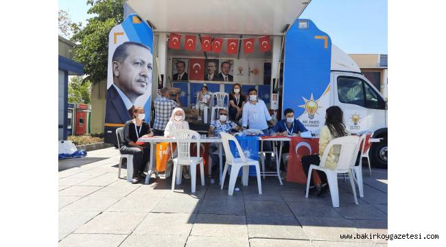 BAKIRKÖY'DE AK PARTİ TEŞKİLATI ÜYE KAYITLARINA DEVAM EDİYOR!