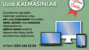 BAKIRKÖY BELEDİYESİ ''UZAKTAN EĞİTİME DESTEK KAMPANYASI ''BAŞLATTI